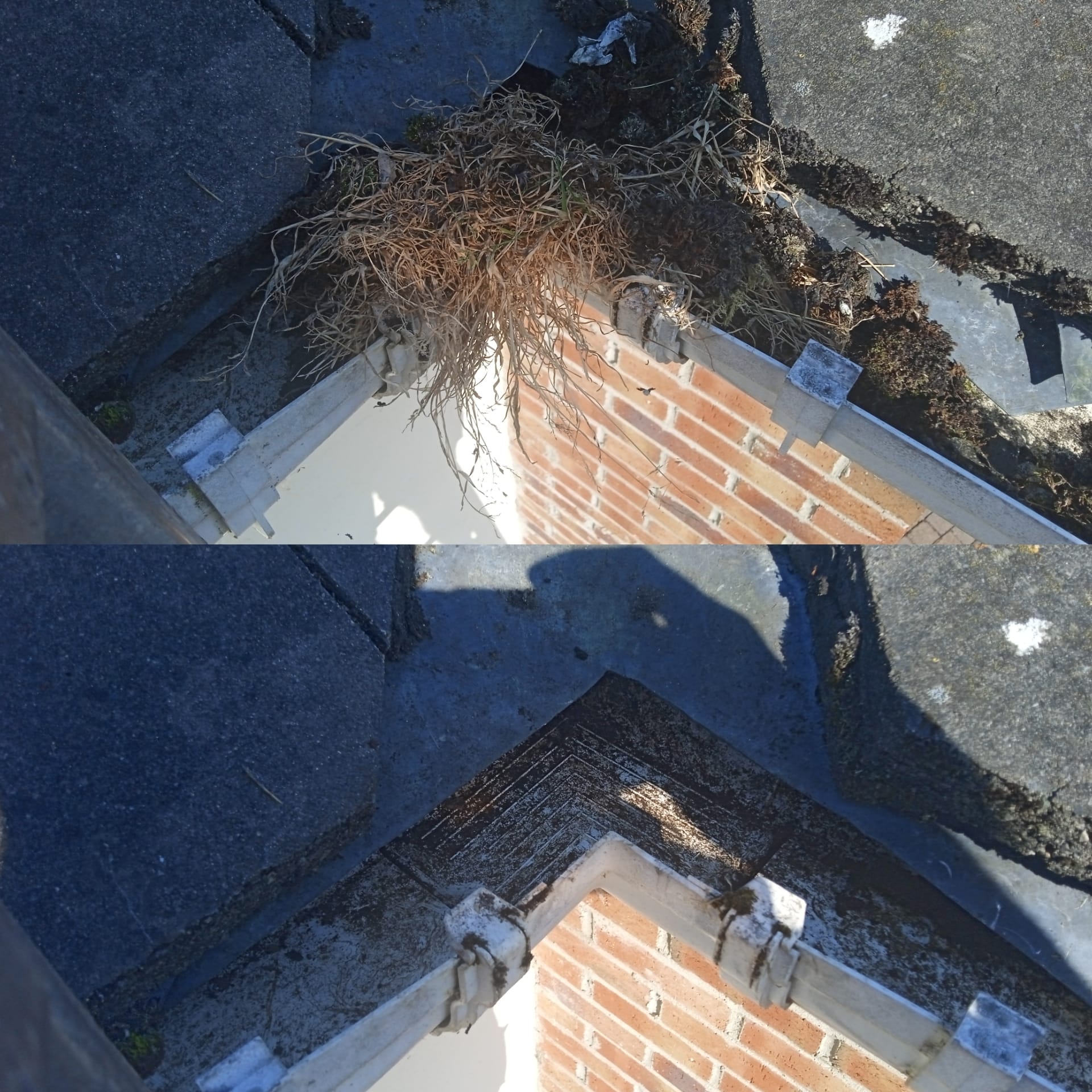 gutter washing